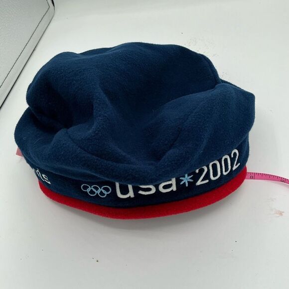 ROOTS 2002 Official Team USA Beanie Salt Lake Winter Games Fleece Beanie Hat - Picture 6 of 6
